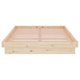 Bed Frame without Mattress Solid Wood Small Double 819942