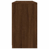 Sideboard with LED Lights Brown Oak 142.5x37x67 cm 3209092