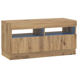 LED TV Cabinet Artisan Oak Engineered Wood 897444