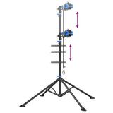 Bike Repair Stand Foldable Adjustable 108-188 cm Blue Steel 4005552