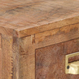 Sideboard 65x30x75 cm Solid Rough Mango Wood 247735