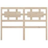 Bed Headboard 205.5x4x100 cm Solid Wood Pine 818060