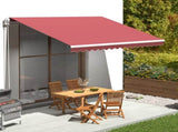 Replacement Fabric for Awning Burgundy Red 4x3.5 m 311968