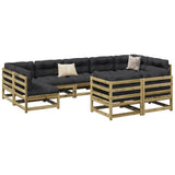 9 Piece Garden Sofa Set Impregnated Wood Pine 3299628