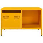 ZNTS Coffee Table Mustard Yellow 68.5x50x43.5 cm Cold-rolled Steel 851283