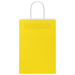 ZNTS Paper Bags 250 pcs with Handles Yellow 21x11x31 cm 4101784