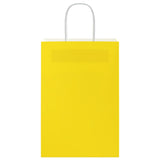 ZNTS Paper Bags 250 pcs with Handles Yellow 21x11x31 cm 4101784
