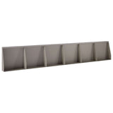 Retaining Wall 6 pcs 40 x 12 x 50 cm Weathering Steel Rusty 3449155