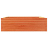 Garden Planter Wax Brown 80x80x23 cm Solid Wood Pine 847200