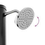 Solar Shower with Shower Head and Faucet PVC, ABS, Zinc Alloy 42039809
