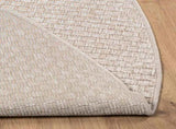 Area Rugs Round FARO Cream 120 CM Polyester 42022567