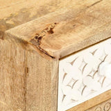 TV Cabinet 120x30x40 cm Solid Mango Wood 247744