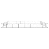 Dog Kennel Silver 64 m Steel 3082190