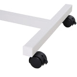 Height Adjustable Over Bed Table with Wheels, C Shaped Laptop Desk, Portable Hospital Bed Table for T3398P342948