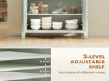 Farmhouse Style Sideboard - Light Green T3398P342292