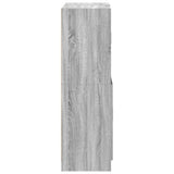 2 Piece Kitchen Cabinet Set Grey Sonoma Engineered Wood 3324147
