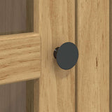 Cabinet with Glass Doors BODO Honey Brown 42023485