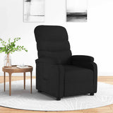 Recliner Chair Black Fabric 342702