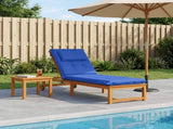 Sunlounger Cushion GEMERT 100% Polyester Royal Blue 947530