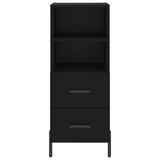 Sideboard Black 34.5x34x90 cm Engineered Wood 828677