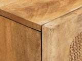 Bathroom Sets with Drawer 3 pcs Natural Solid Mango Wood 3310061