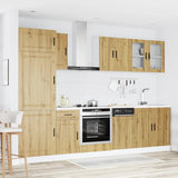 8 Piece Kitchen Cabinet Set Kalmar Artisan Oak Engineered Wood 3314820