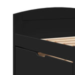 Day Bed with 5 Drawers without Mattress IRUN Black 90x200 cm 3314682