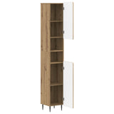 Bathroom Cabinet with Open Shelf ZWOLLE Artisan Oak 896384