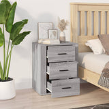 Bedside Cabinet Grey Sonoma 50x36x60 cm Engineered Wood 816718