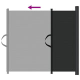 Retractable Pet Gate Black 102.5x125 cm 4004132