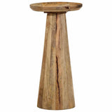 ZNTS Side Table Ø30x60 cm Solid Wood Mango 4017542