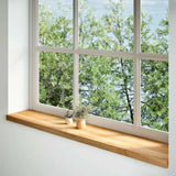 Window Sills 2 pcs Light Brown 140x25x2 cm Solid Wood Oak 4009147