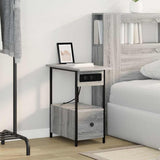 Bedside Cabinet Grey Sonoma 60 x 30 x 61 cm Engineered Wood 859598