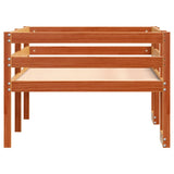 Kids' Bed Frame without Mattress Wax Brown 90x190 cm Single 846869