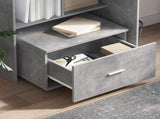Drawer Cabinet with Wheel Concrete Grey 55 x 45 x 31 cm 869309