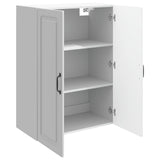 Wall-Mounted Cabinet High Gloss White 66 x 34.5 x 90 cm 899249