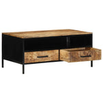 Coffee Table with Drawer Brown 90 x 50 x 40 cm Solid Mango wood 4019636