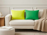Throw Pillow 12 pcs HEERLEN Green 40 x 40 cm Polyester 924714