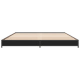 Bed Frame without Mattress Black 135x190 cm Double 845161
