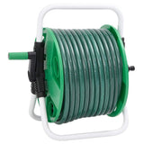 Free Standing Green Hose Reel with Hose Fitting Set 0.5" 50 m PVC 3281512