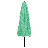 Garden Parasol with Steel Pole Green 324x324x247 cm 4005111