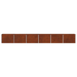 Raised Garden Bed Rusty 480 x 40 x 55 cm corton 8006292