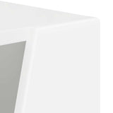 Side Shelf White 33 x 32 x 70.5 cm Engineered Wood 892407