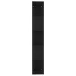 Book Cabinet/Room Divider Black 45x24x159 cm Engineered Wood 800109