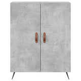 Highboard Concrete Grey 69,5x34x180 cm Engineered Wood 3195655