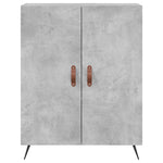Highboard Concrete Grey 69.5x34x180 cm Engineered Wood 3195655