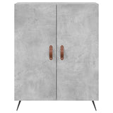 Highboard Concrete Grey 69.5x34x180 cm Engineered Wood 3195655