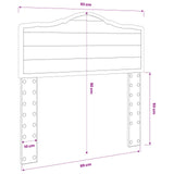Headboard Artisan Oak Engineered wood 888714