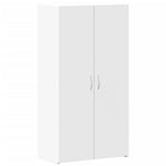 ZNTS File Cabinet White 60x32x115 cm Engineered Wood 840772