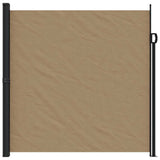 Retractable Side Awning Taupe 200x500 cm 4004469